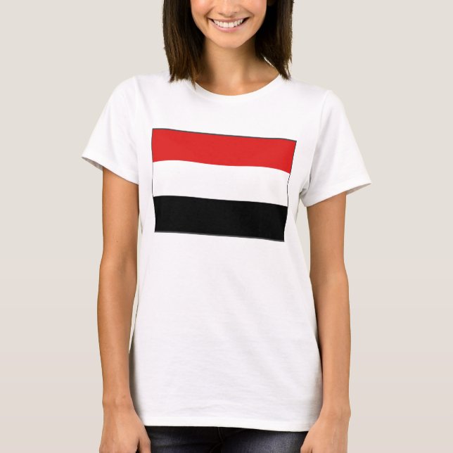 Yemen Flag x Map T-Shirt (Front)