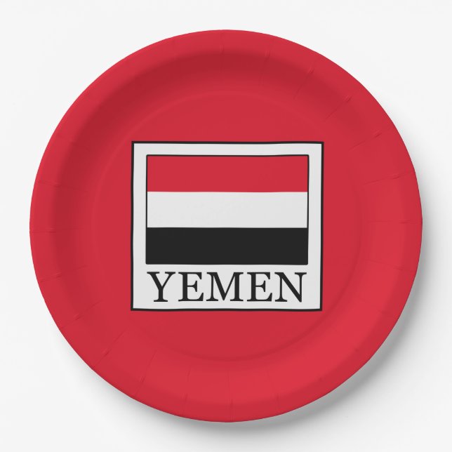 Yemen Paper Plates (Front)