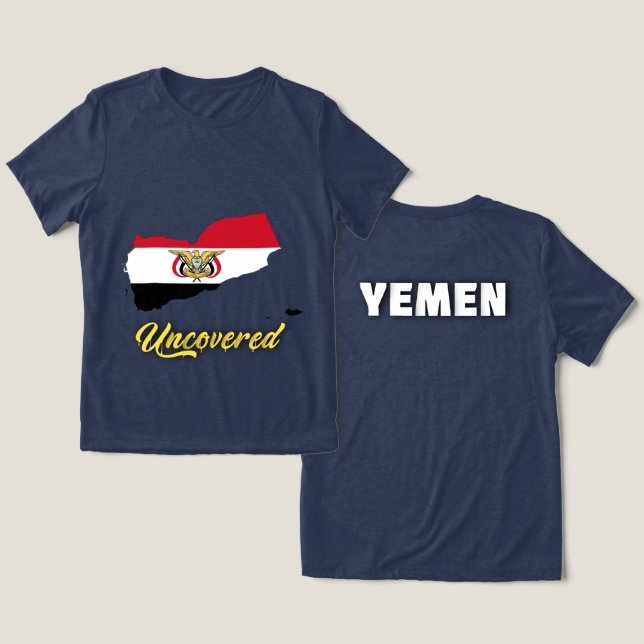 YEMEN Special Tourist Gift Classic Customizable Tri-Blend Shirt (Design Front & Back)