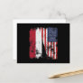 Yemen USA Flag - Half American Postcard