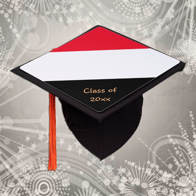Yemen & Yemen Flag - Students / University Graduation Cap Topper (Creator Uploaded)