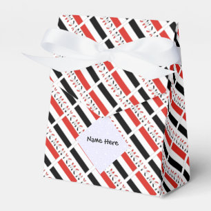 Yemen Yemeni Flag Tiled Personalized Name Favor Boxes