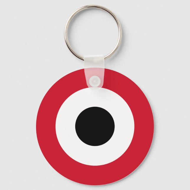 Yemeni Air Force Roundel Keychain (Front)