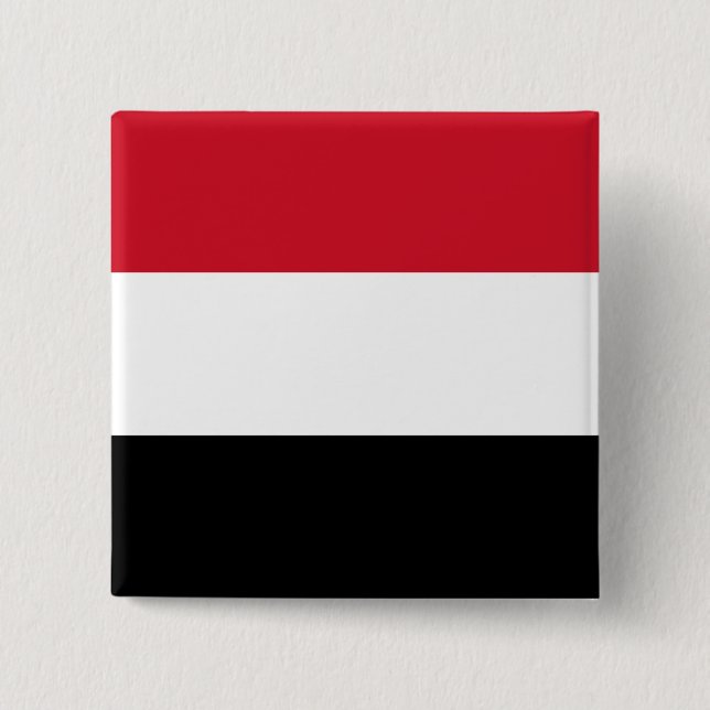 Yemeni Flag Button (Front)