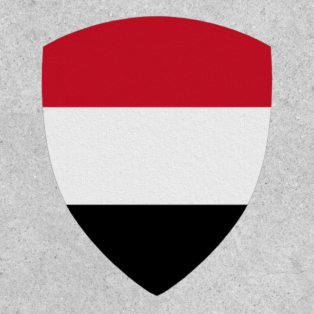 Yemeni Flag, Flag of Yemen Patch (Front)