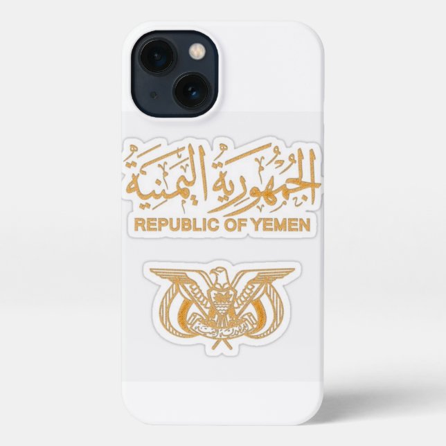 Yemeni Passport iPhone 13 Case   (Back)