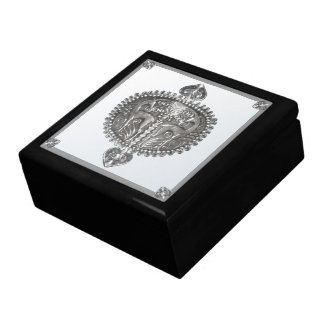 Yemenite Silver Gazelles Keepsake Box