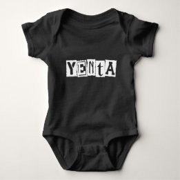Yenta Yiddish Humor Baby Bodysuit