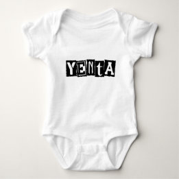 Yenta Yiddish Humor Baby Bodysuit