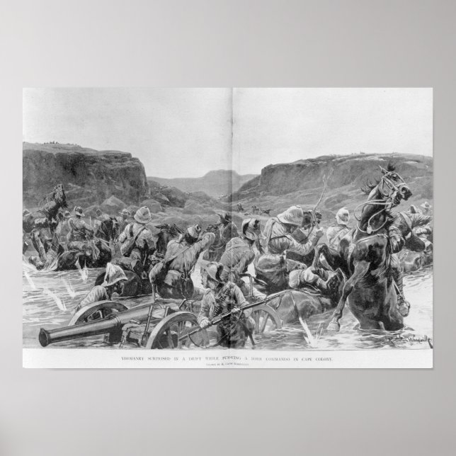 Yeomanry surprised in a drift poster (Front)