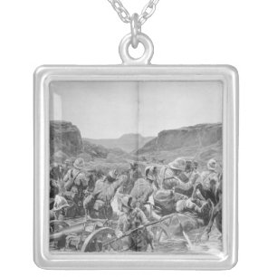 Yeomanry surprised in a drift silver plated necklace