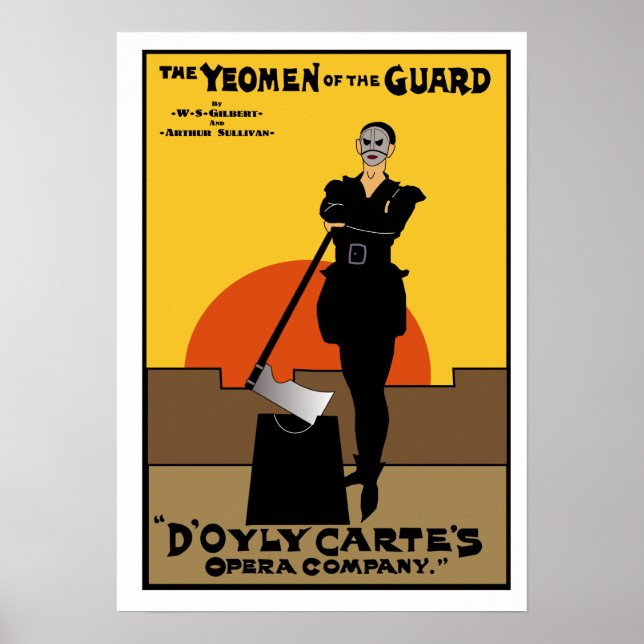 Yeomen of the Guard Imitation Poster (Front)