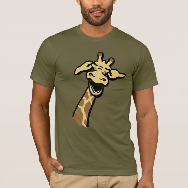 Yer 'Avin' A Giraffe laughing graphic tee (Front)
