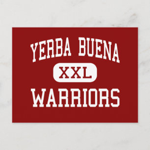 Yerba Buena - Warriors - High - San Jose Postcard