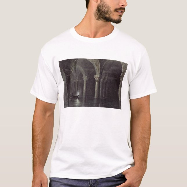 Yere Batan Serai (The Cisterns) Istanbul, engraved T-Shirt (Front)