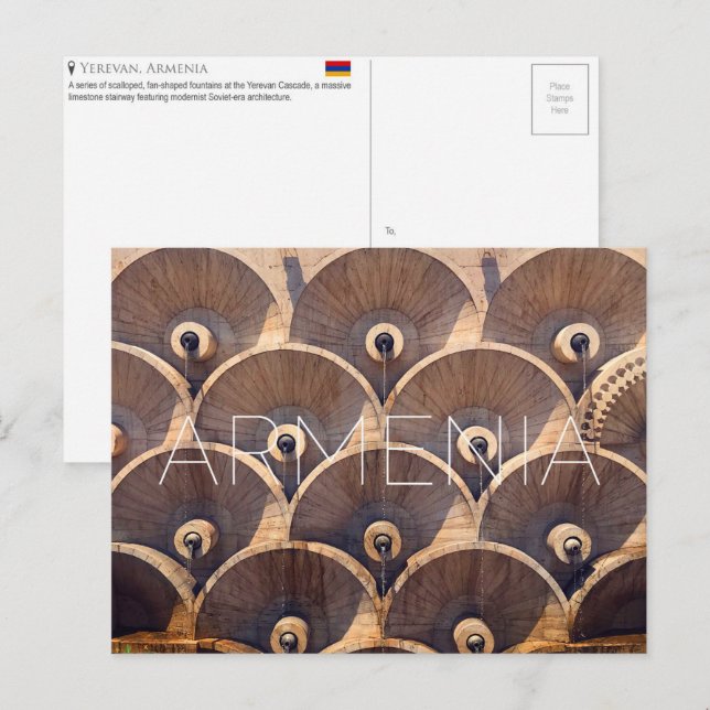 Yerevan, Armenia Travel Postcard (Front/Back)
