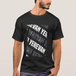 Yerevan Camo Pattern Grey Camouflage T-Shirt