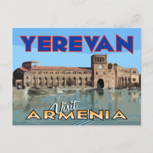 Yerevan Visit Armenia postcard