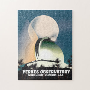 Yerkes Observatory Williams Bay, Wisconsin, U.S.A, Jigsaw Puzzle