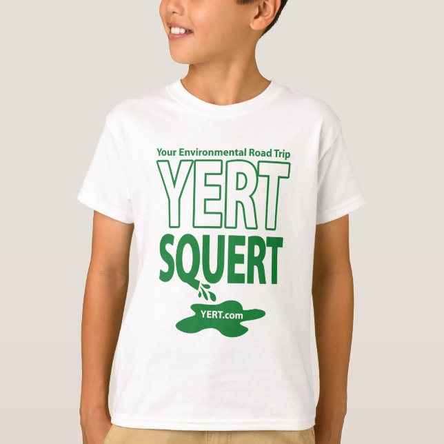 YERTSQUERT kids T-Shirt (Front)