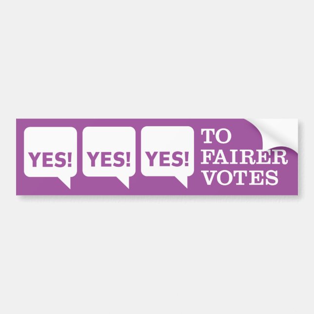Yes2AV Bumper sticker (Front)