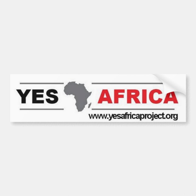 Yes Africa Bumper Sticker (Front)