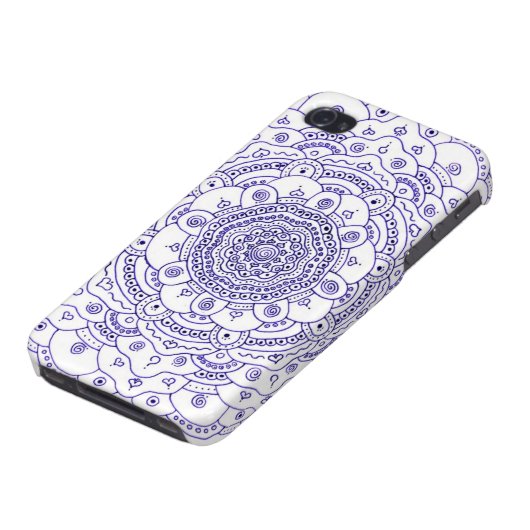 YES!!!   Awesome Mandala on iphone 4 Case! iPhone Case (Bottom)