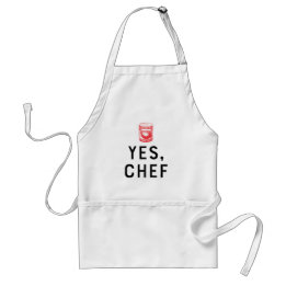 Yes, Chef Canned Tomatoes Vintage Style Adult Apron