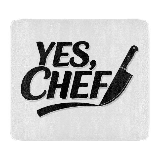 YES Chef! Cutting Board (Front)