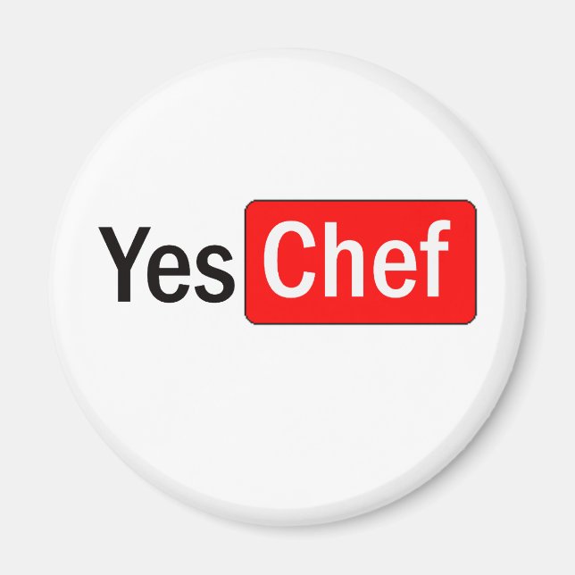 Yes Chef Magnet (Front)