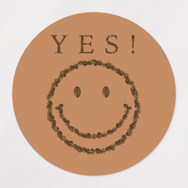 Yes Coffee! Labels (Design 1)