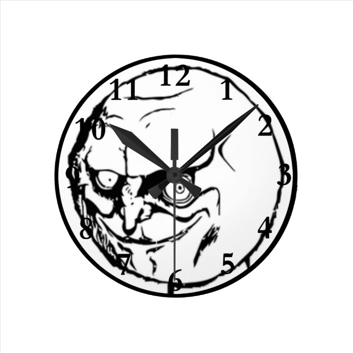 Yes Comic Meme Wallclocks