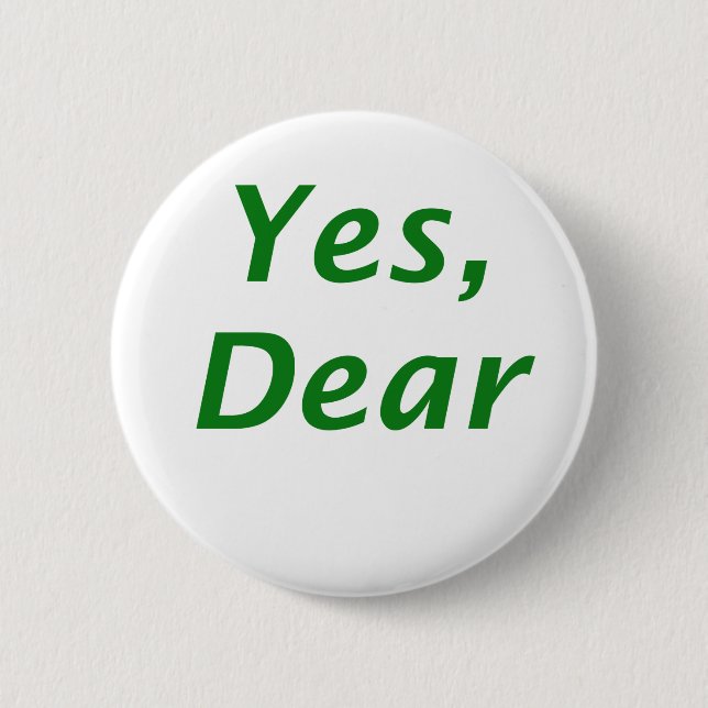 Yes Dear Button (Front)
