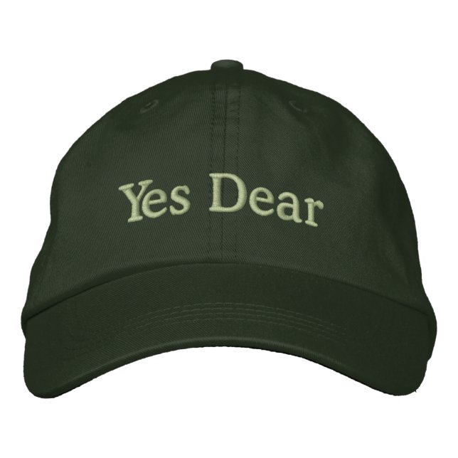 Yes Dear Cap for Groom (Front)