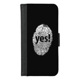 Yes: finger print iPhone 8/7 wallet case