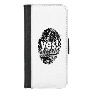 Yes: finger print iPhone 8/7 wallet case
