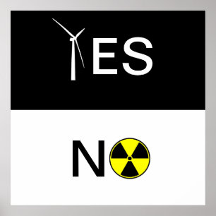 "YES" FOR CLEAN ENERGY POSTER