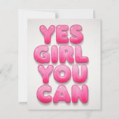 Yes girl you can cheet (Back)