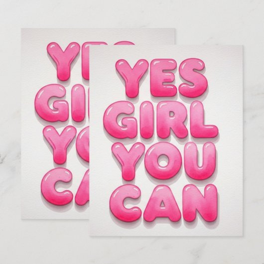 Yes girl you can cheet (Front/Back)