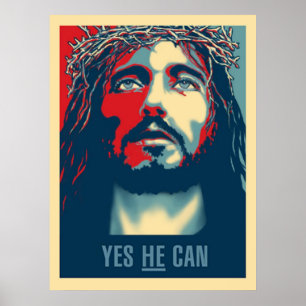 Yes HE Can Print - 15"x20"