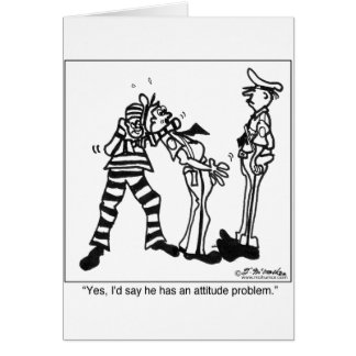 Yes, He Has An Attitude Cards