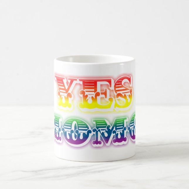 Yes Homo Morphing Mug (Center)