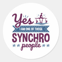 Yes I Am One of Those Synchro People Swimming