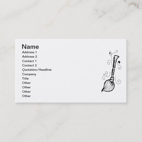 Yes I Can Drive a Stick Business Card