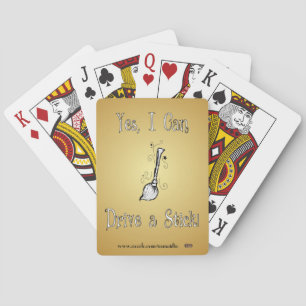 Yes, I Can Drive a Stick! Poker Cards