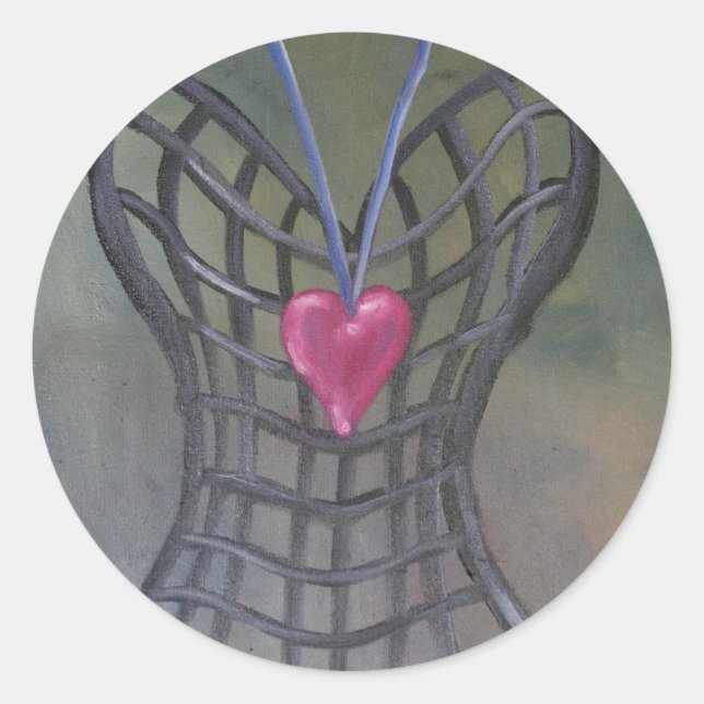 "Yes I cancan" Classic Round Sticker (Front)