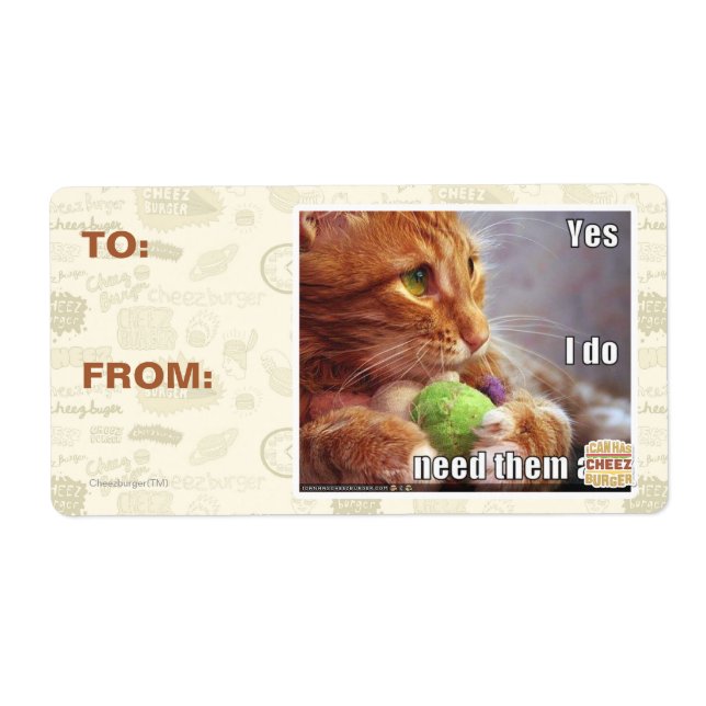 Yes I do need them all Label (Front)