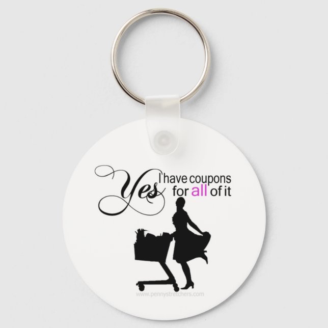 YES, I have coupons for ALL of it - Key Chain (Front)