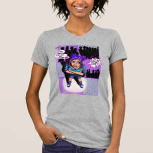 “Yes, I read comic books” Girl’s Comic Con T-shirt