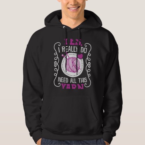 Yes i really do need all this yarn basket knitting hoodie